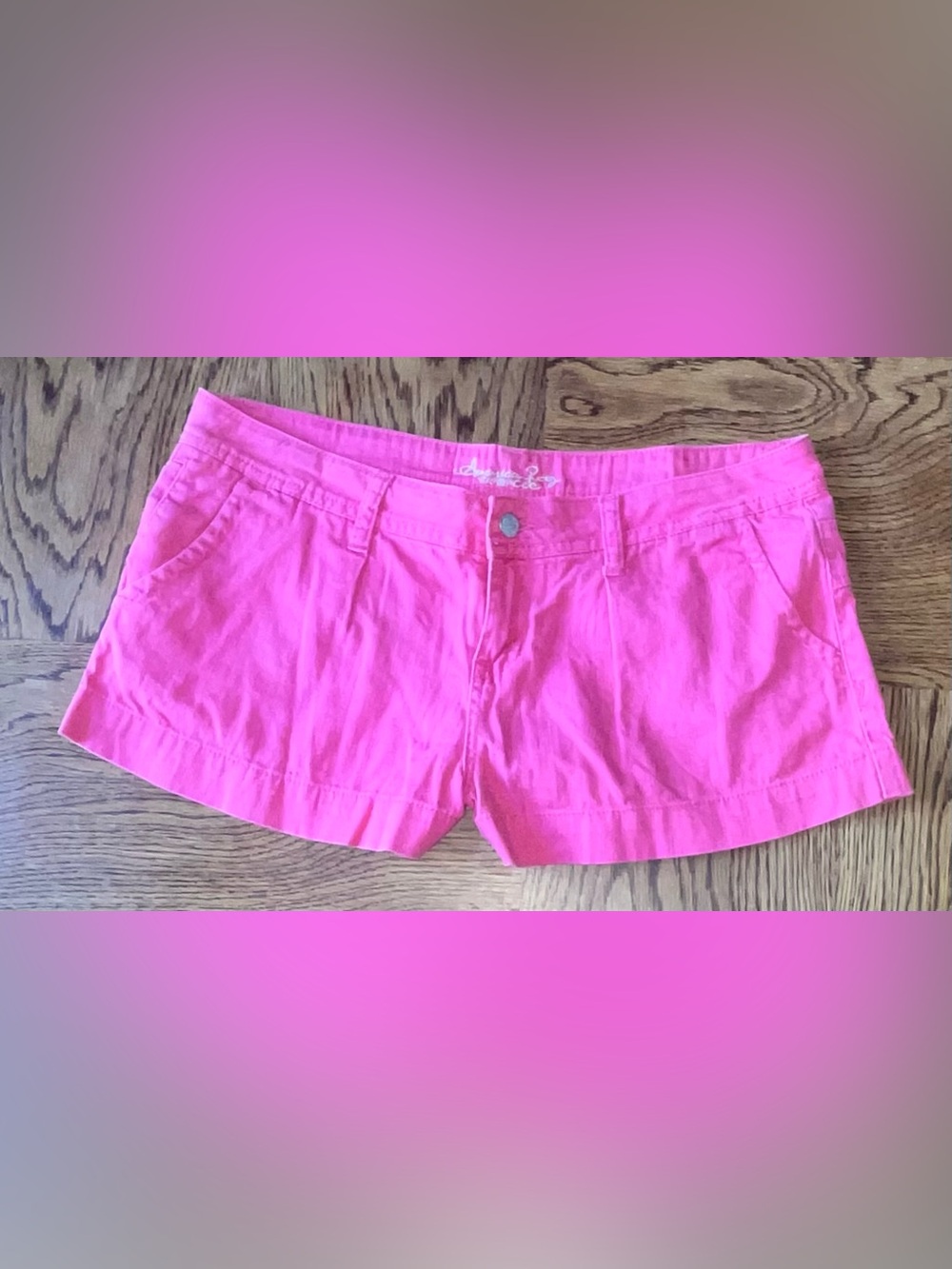 American Rag Cle Line Pink Women's Casual Cotton Shorts Size 9